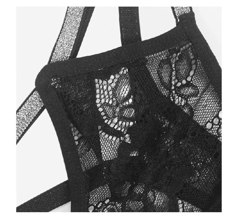 Mesh Traceless Adjustable Lace Thong