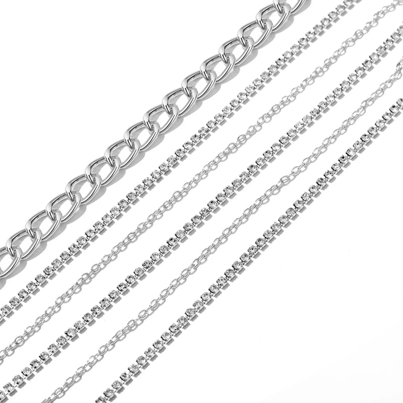 Sexy Waist Chain Crystal Body Chain Jewelry For Women Girls  Dance