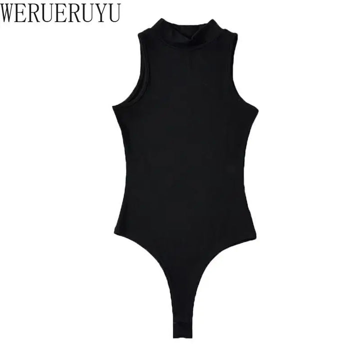 Sleeveless Y2k Bodysuit Women Sexy Tops Youthful Summer Clothes