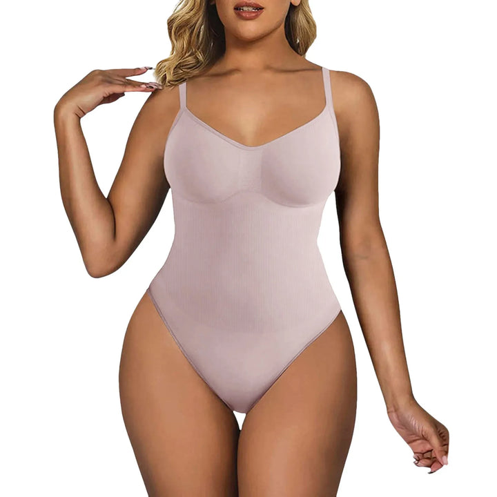 Original High Elastic Bodysuit for Women Tummy Control Shapewear Seamless Sculpting Thong Body Shaper Slimmer Slimming Tank Top