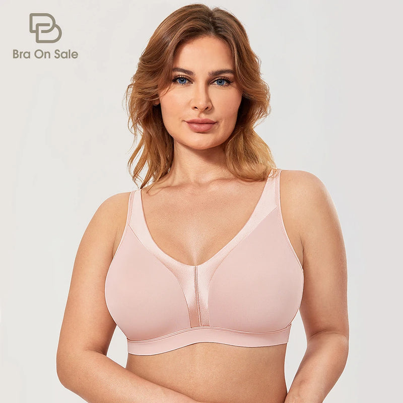 Women's Wireless Bra Plus Size Full Coverage Smooth