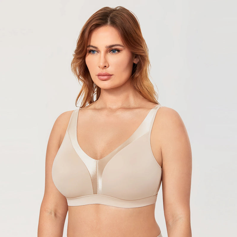 Women's Wireless Bra Plus Size Full Coverage Smooth